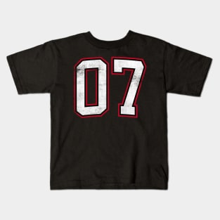 Number Seven 7 Kids T-Shirt